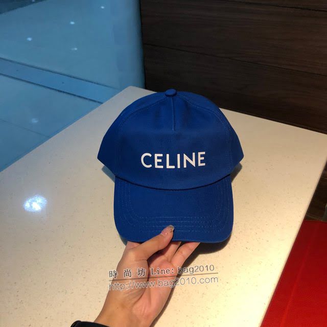 CELINE男女同款帽子 賽琳經典字母棒球帽鴨舌帽  mm1477